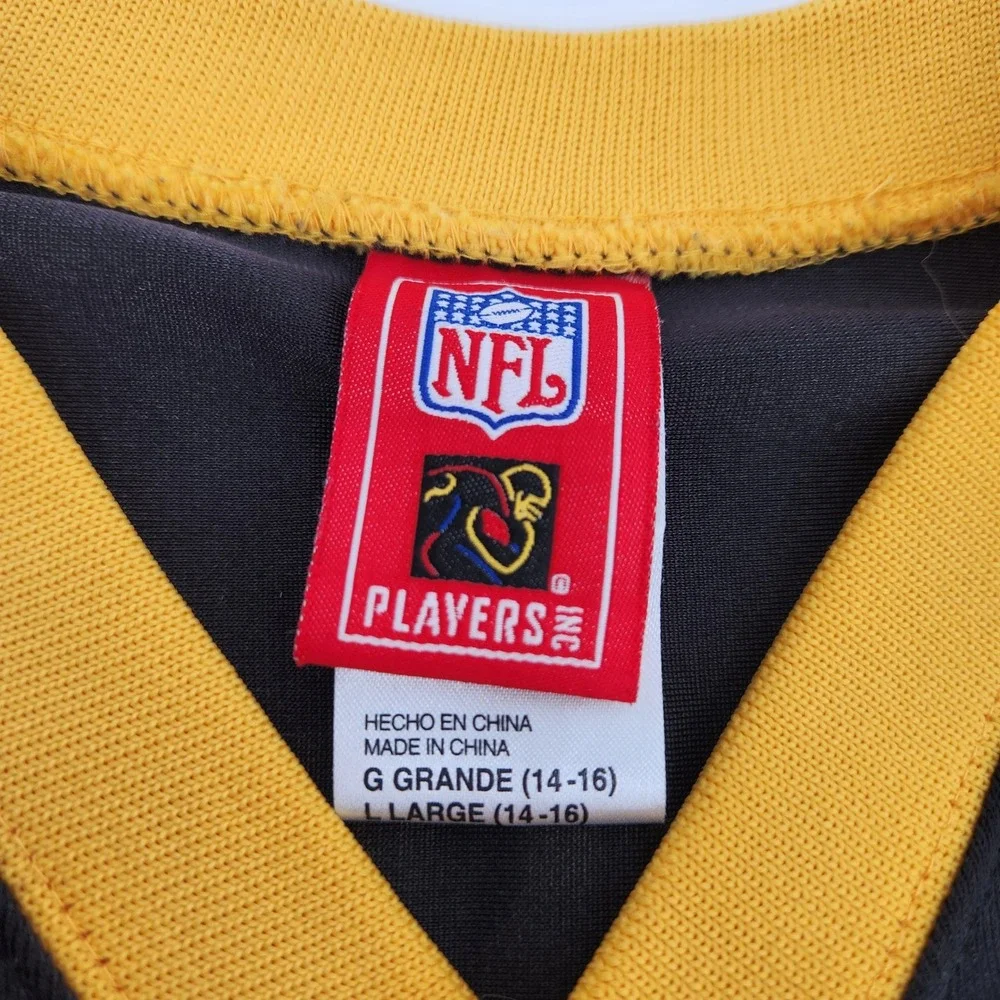 Kids Pittsburgh Steelers‎ Ben Roethlisberger 7 NFL Football Jersey Large 14-16